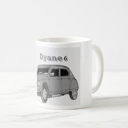 2cv koffiemok (Voorkant rechts)