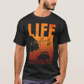 2CV Oldtimer Life is te kort om saaie auto's te ri T-shirt (Voorkant)