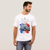 2CV Reine de l'Auto T-shirt (Voorkant volledig)