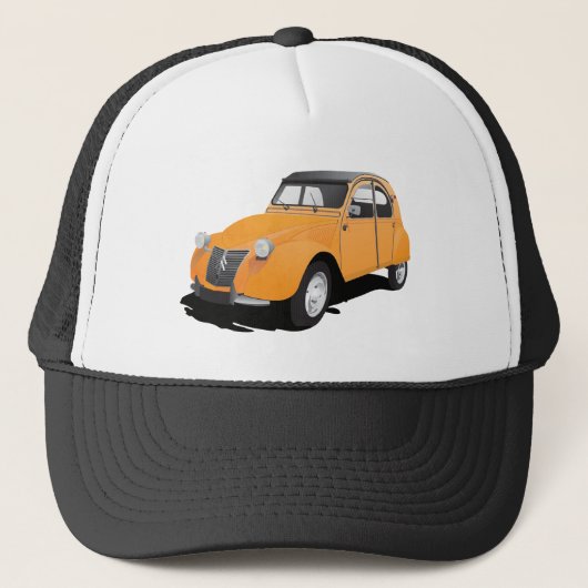 2CV, sinaasappel Trucker Pet (Voorkant)