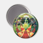 2d3D psychedelische magneet (Voorkant / Achterkant)