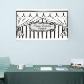 2D Birthday Party Comic Style Backdrop Spandoek (Beurs)