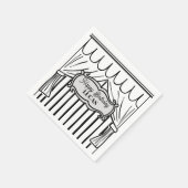 2D Birthday Party Comic Style Servet (Hoek)