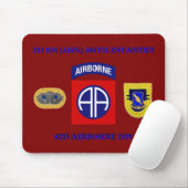2D BN 504TH INFANTRY 82d AIRBORNE MOUSEPAD Muismat (Met muis)
