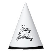 2D Comic Style Birthday Feesthoedjes (Voorkant)