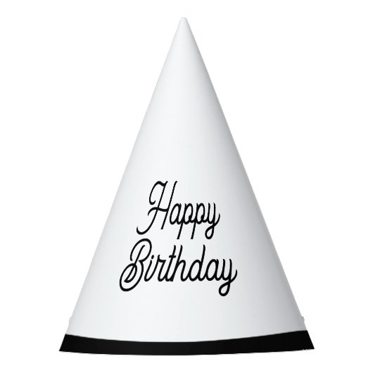 2D Comic Style Birthday Feesthoedjes (Voorkant)