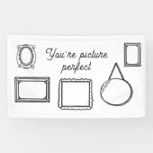 2D Comic Style Photo Booth Achtergrond Spandoek (Horizontaal)