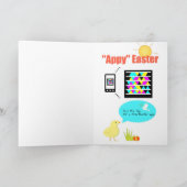2D EASTER CARD & FREE EASTER APPS FEESTDAGEN KAART (Binnen)