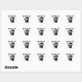 2D > Echt Leven Ronde Sticker (Vel)