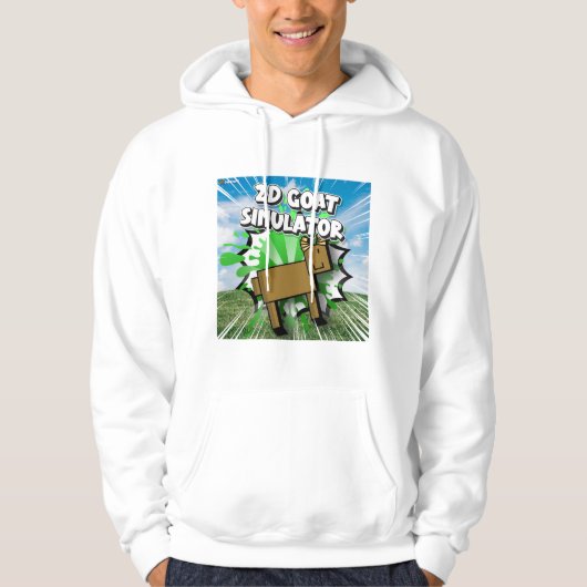 2D-geitensimulator Hoodie (Voorkant)