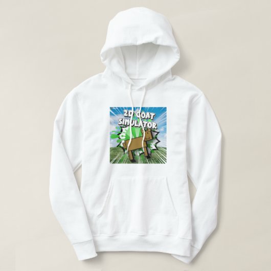 2D-geitensimulator Hoodie (Design voorkant)