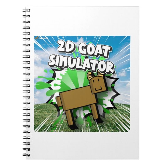 2D Goat Simulator Notitieboek (Voorkant)