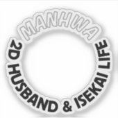 2d husband and isekai life sticker | manhwa sticke (Voorkant)