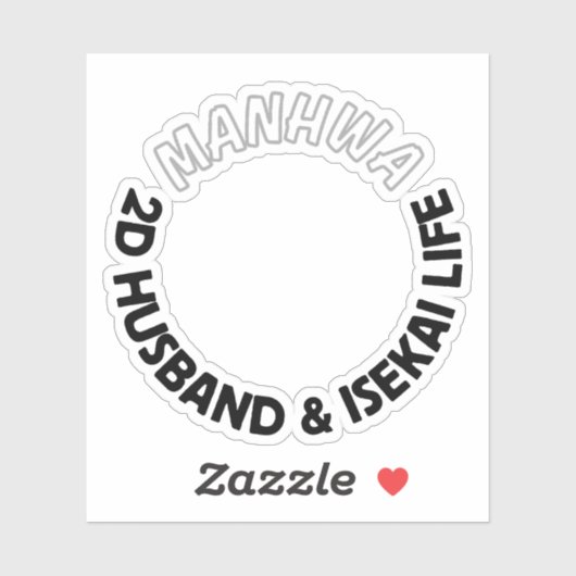 2d husband en isekai life sticker | manhwa sticker (Vel)