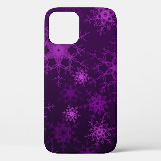 2d illustratie. Abstracte sneeuwvlokken. Heilige C Case-Mate iPhone Case (Achterkant)