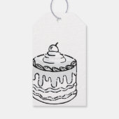 2D jongens Tweede verjaardag Cadeaulabel (Achterkant)