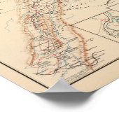 2d Korps AN Va, kampen, picknuppels, routes Poster (Hoek)