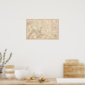 2d Korps AN Va, kampen, picknuppels, routes Poster (Keuken)