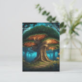 2D lasersnijden, in een 3D-lijst, landschap van ee Feestdagenkaart (Staand voorkant)