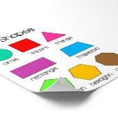 2D Shapes-Poster Poster (Hoek)