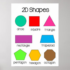 2D Shapes-Poster Poster