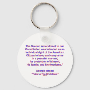 2de amendement - George Mason Sleutelhanger