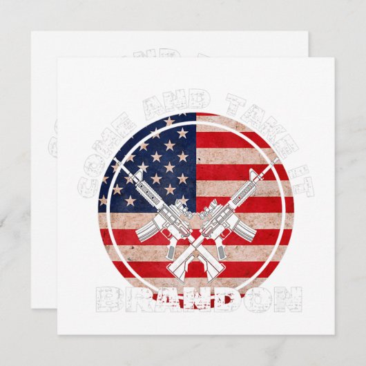 2de amendement Pistool rechten komt en brengt het (Voorkant / Achterkant)