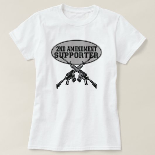 2de amendement ter ondersteuning van het shirt (Design voorkant)