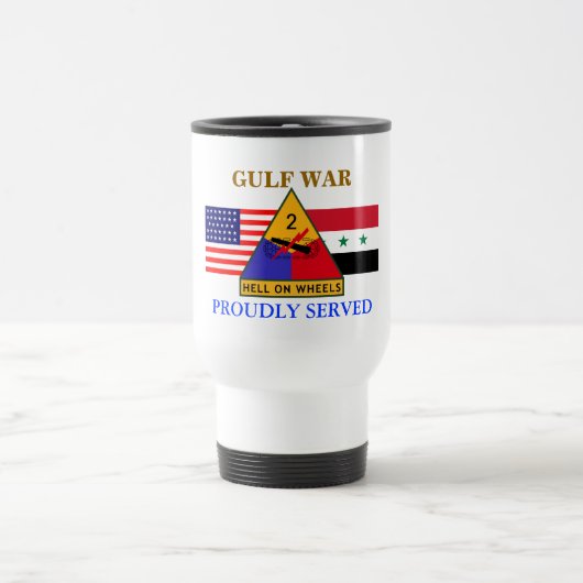 2DE ARMORED DIVISION GULF WAR REVEL MUG REISBEKER (Center)