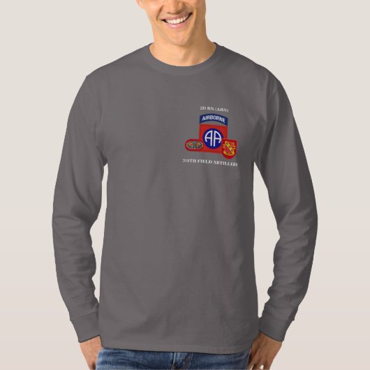 2DE BATTALION 319E VELD ARTILLERY L/S T-SHIRT (Voorkant)