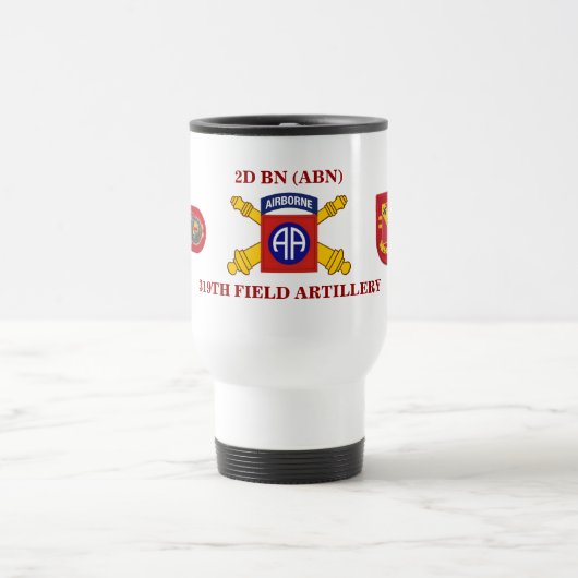 2DE BATTALION 319E VELD ARTILLERY TRAVEL MUG REISBEKER (Center)