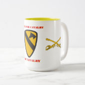 2DE BATTALION 5E CAVALRY 1STE CAVALRY-MOK TWEEKLEURIGE KOFFIEMOK (Voorkant rechts)