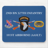 2DE BN 327E INFANTRY 101ST AIRBORNE MOUSEPAD MUISMAT (Voorkant)