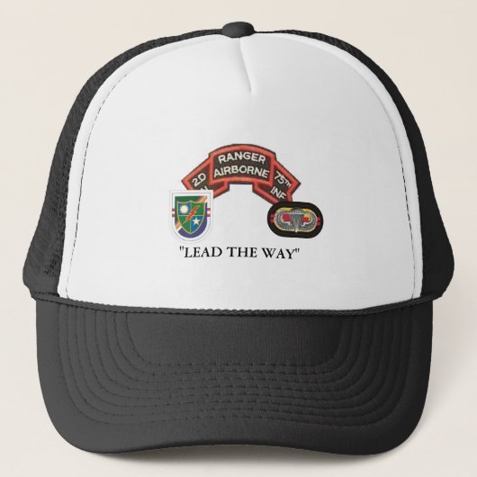 2DE BN (RANGER) 75E INFANTRY TRUCKER PET (Voorkant)