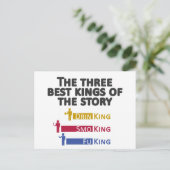 2De drie beste koningen van het verhaal Briefkaart (Staand voorkant)