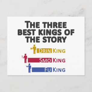 2De drie beste koningen van het verhaal Briefkaart