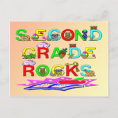2de graad Rocks Briefkaart (Voorkant)