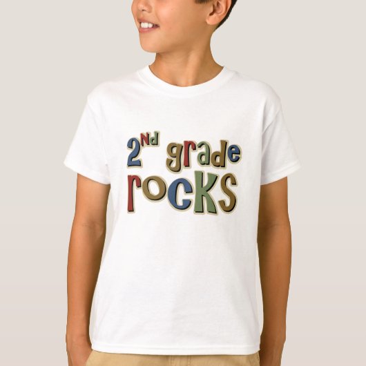2de graad Rocks Tweede T-shirt (Voorkant)