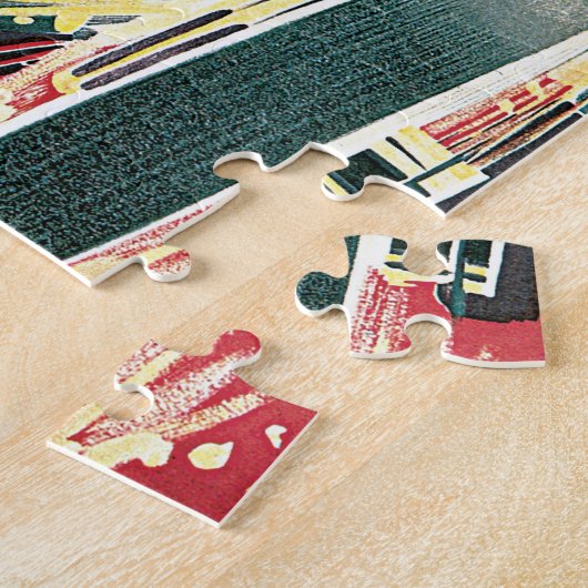 2de grote prijs Automobile de Monaco Legpuzzel (Zijkant)