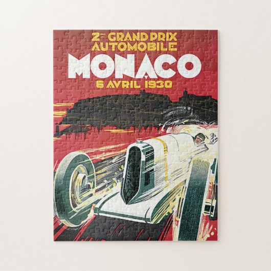 2de grote prijs Automobile de Monaco Legpuzzel (Verticaal)