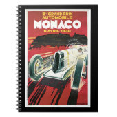 2de grote prijs Automobile de Monaco Notitieboek (Voorkant)