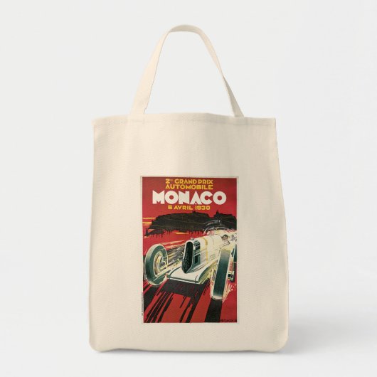 2de grote prijs Automobile de Monaco Tote Bag (Voorkant)