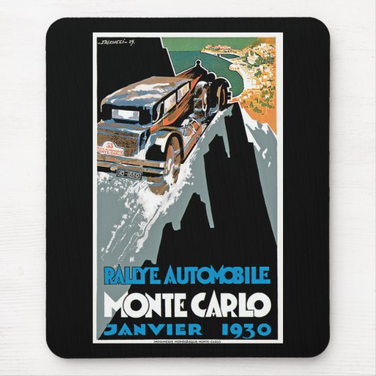 2de grote prijs Automobile de Monte Carlo Muismat (Voorkant)