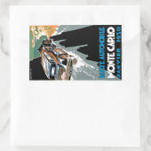 2de grote prijs Automobile de Monte Carlo Rechthoekige Sticker (Tas)