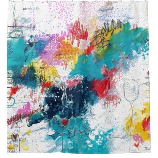 2de helft augustus douchegordijn (Voorkant)