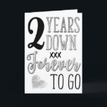 2de Jubileum, 2 jaar terug naar links om kaart te<br><div class="desc">2 jaar tot voor altijd.</div>