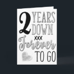 2de Jubileum, 2 jaar terug naar links om kaart te<br><div class="desc">2 jaar tot voor altijd.</div>