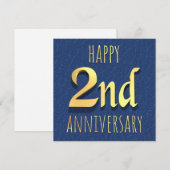 2de Jubileum Feestdagenkaart (Voorkant / Achterkant)