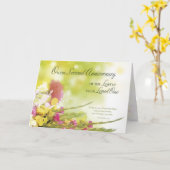 2de Jubileum van verlies van de dood van de overle Kaart (Gele Bloem)