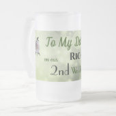 2de Jubileum voor weddenschappen Matglas Bierpul (Voorkant links)